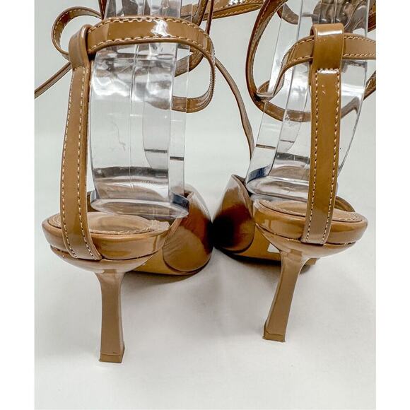 ASOS Design Women's Pointed Gladiator D'Orsay Stiletto Heels Tan Size US 6 - Picture 6 of 11